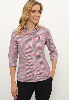 Kadın Kırmızı Gömlek Uzunkol - 50231962003