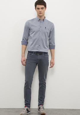 Erkek Lacivert Gömlek Uzunkol - 50231376019