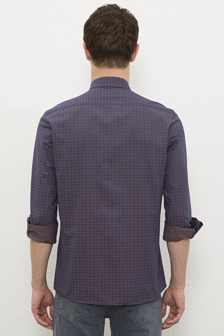 Erkek Kahverengi Gömlek Uzunkol - 50231376028