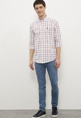 Erkek Kırmızı Gömlek Uzunkol - 50231344005