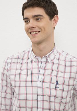 Erkek Kırmızı Gömlek Uzunkol - 50231344005