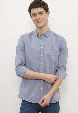 Erkek Mavi Gömlek Uzunkol - 50231336015