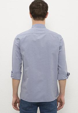 Erkek Mavi Gömlek Uzunkol - 50231336015
