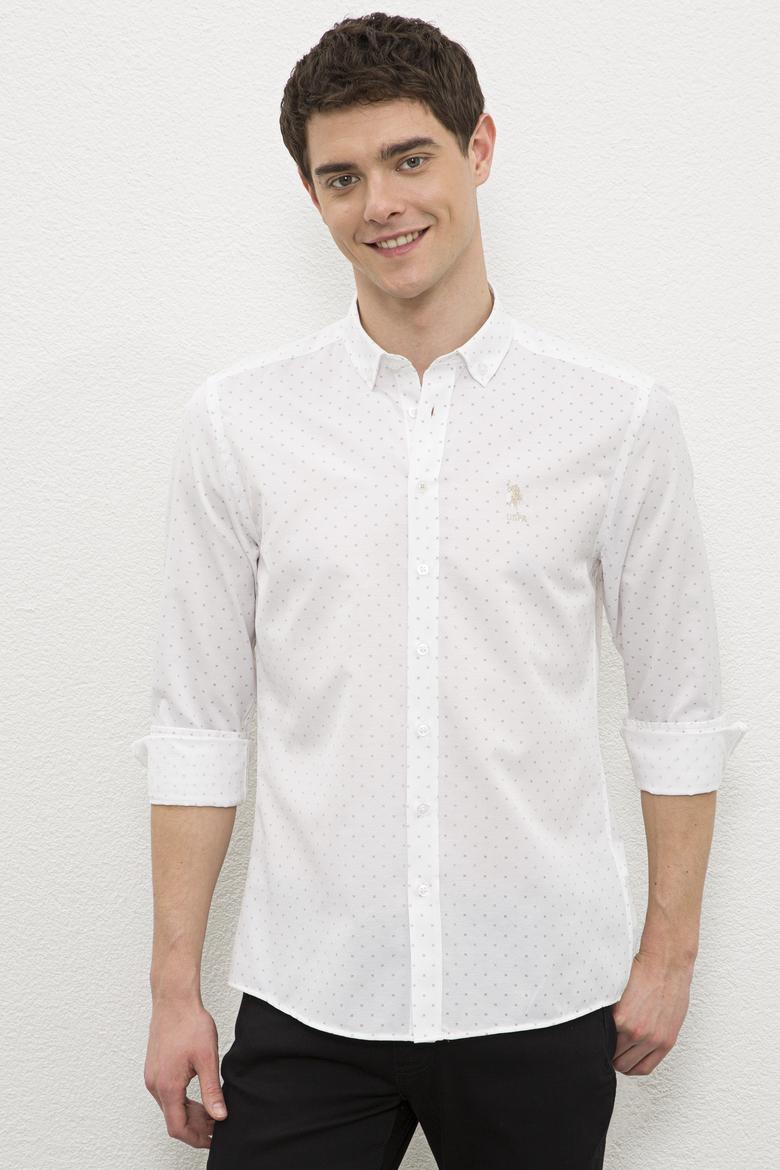 Erkek Yeşil Gömlek Uzunkol