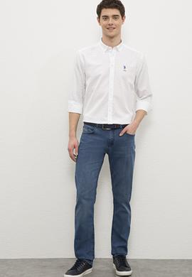 Erkek Lacivert Gömlek Uzunkol - 50231310014