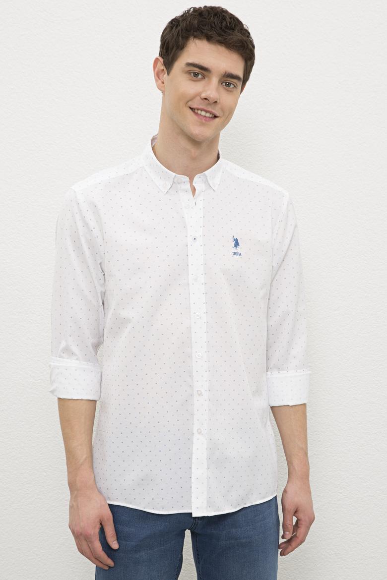 Erkek Lacivert Gömlek Uzunkol