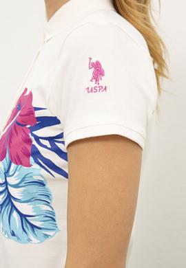 Kadın Beyaz Polo Yaka T-Shirt - 50225632014