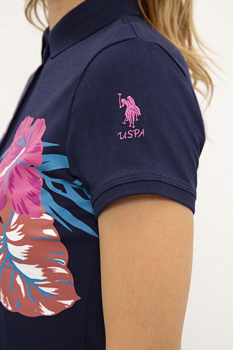 Kadın Lacivert Polo Yaka T-Shirt - 50225632005