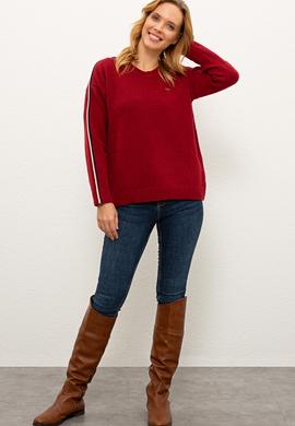 Kadın Kırmızı Kazak - 50224977025