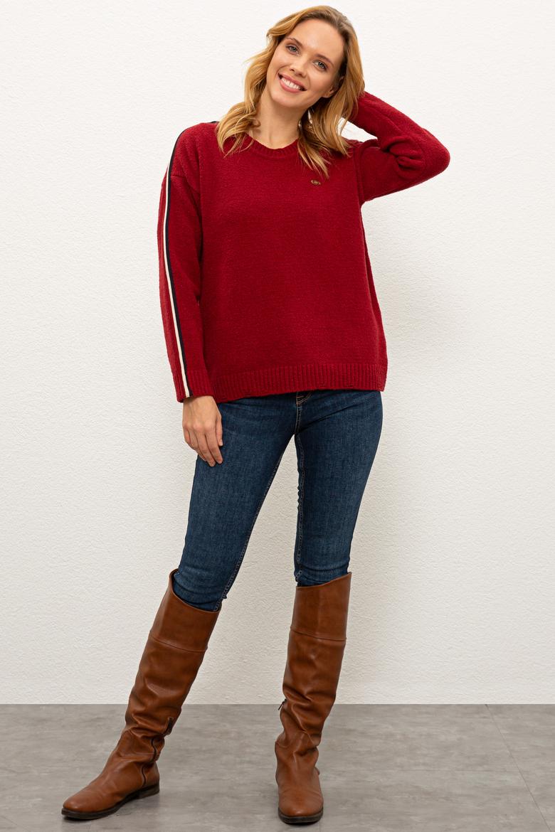 Kadın Kırmızı Kazak - 50224977025