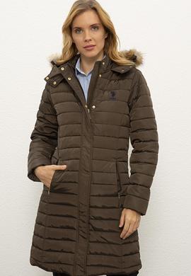 Kadın Yeşil Kaban - 50224596015