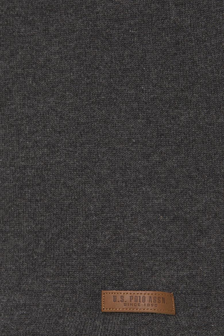 Erkek Antrasit Melanj Bisiklet Yaka Triko Kazak - 50207540045