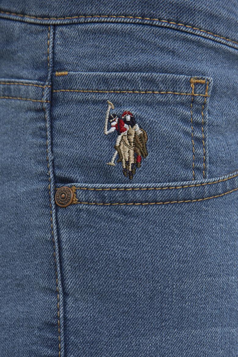 Erkek Mavi Denim Pantolon - 50231960019
