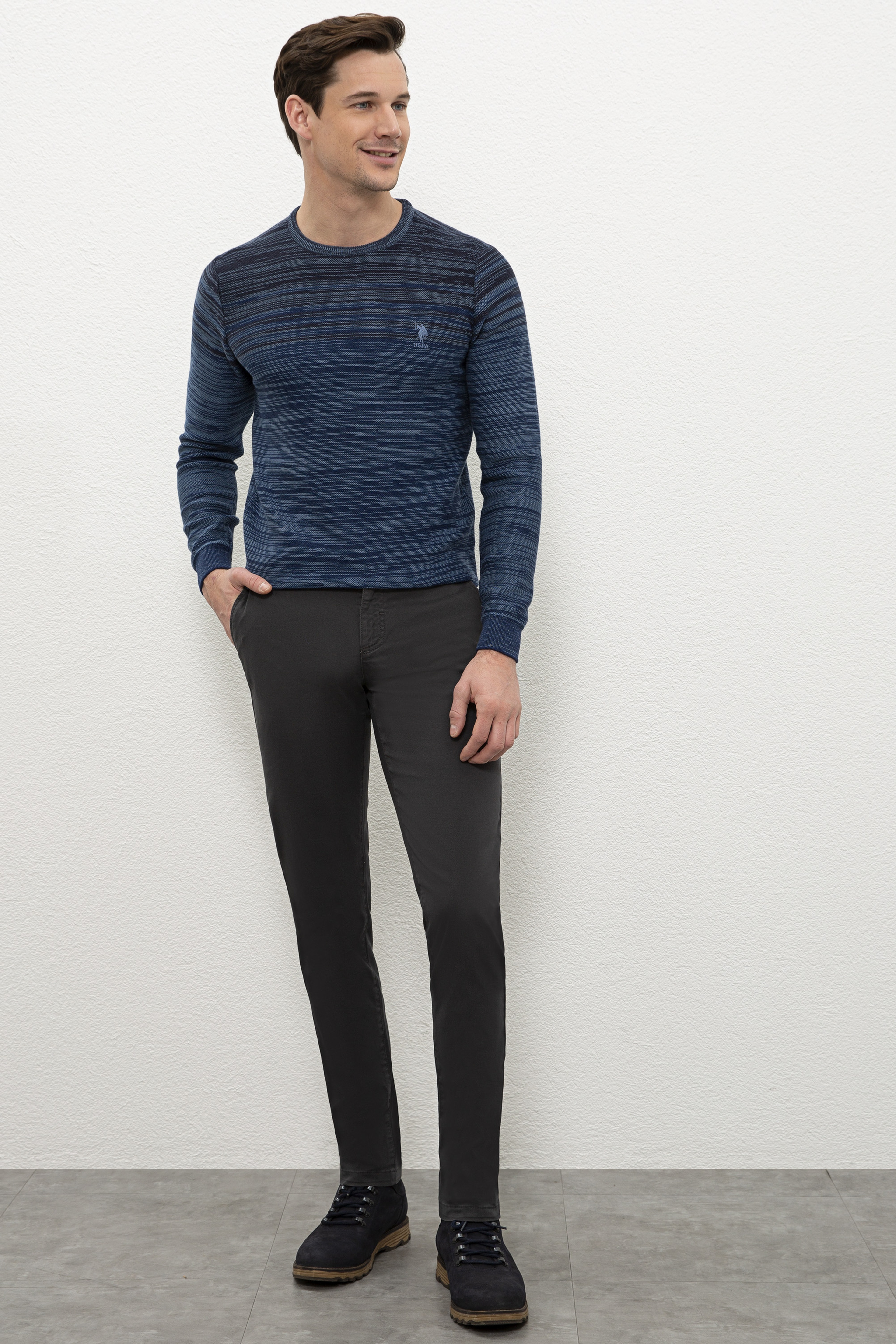 Erkek Gri Chinos - Image 1