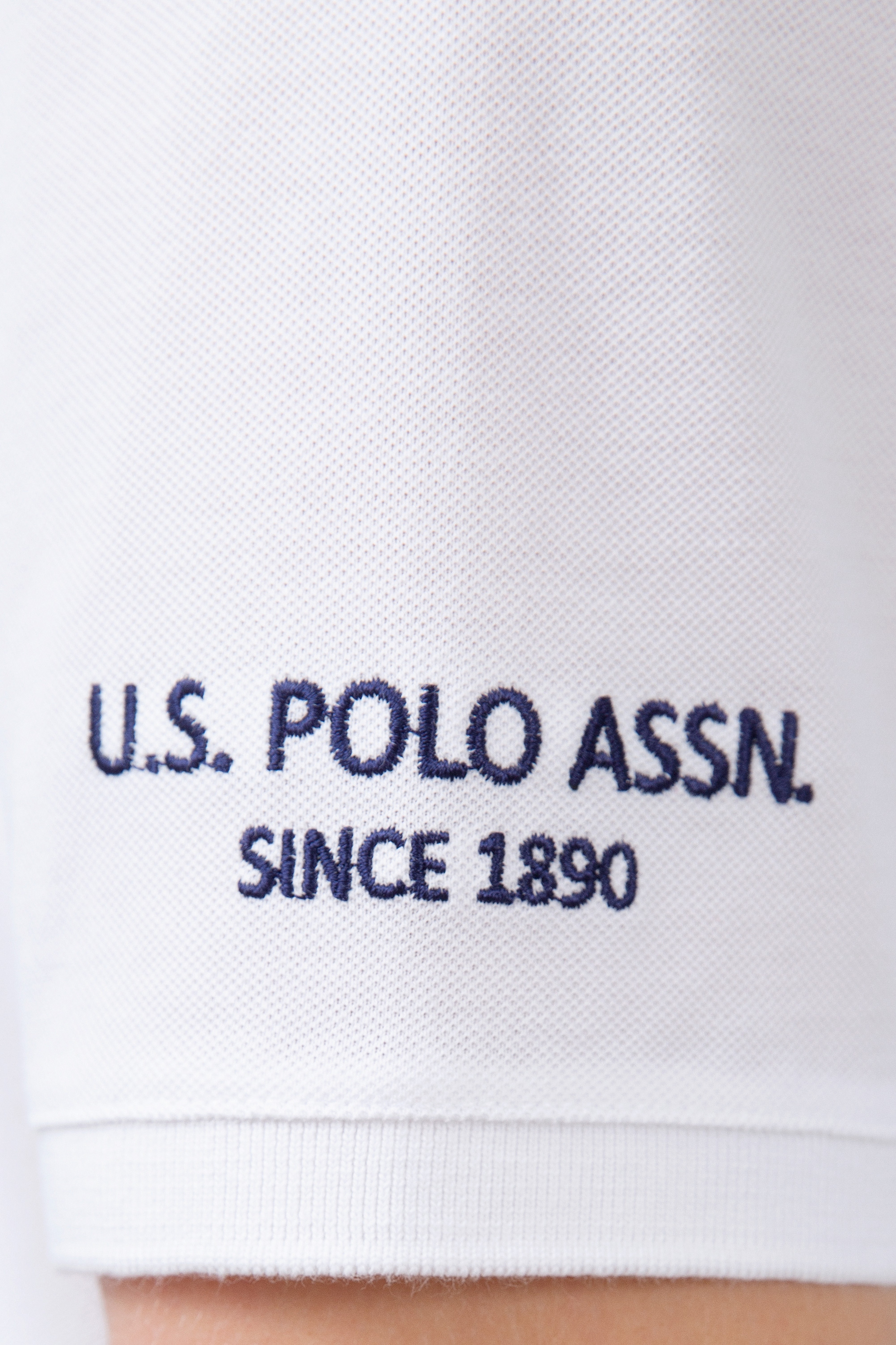 Erkek Beyaz Polo Yaka T-Shirt Basic