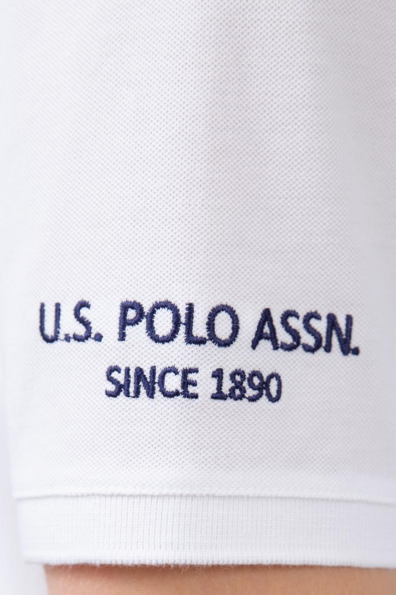 Erkek Beyaz Polo Yaka T-Shirt Basic - 50206182006