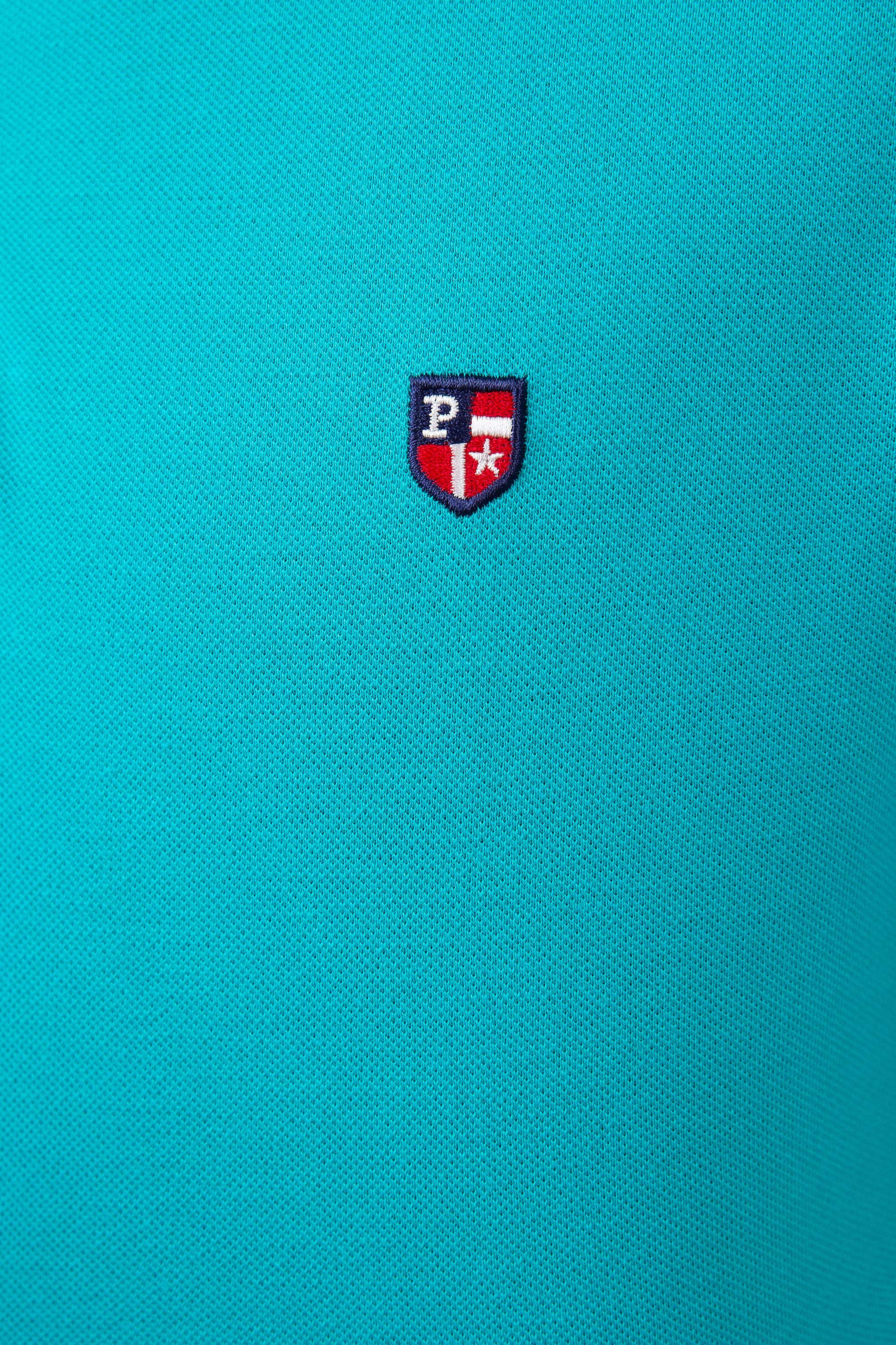 Erkek Aqua Polo Yaka T-Shirt Basic