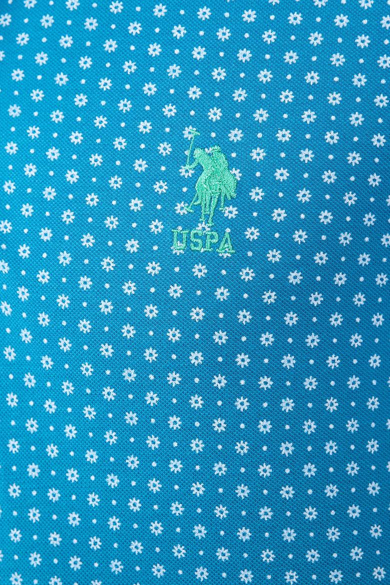 Erkek İndigo Polo Yaka T-Shirt - 50206186057