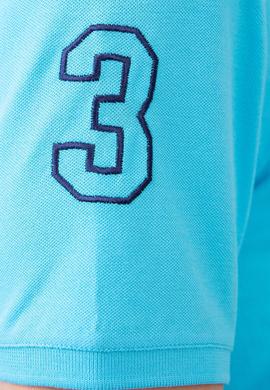 Erkek Mavi Polo Yaka T-Shirt - 50206194123