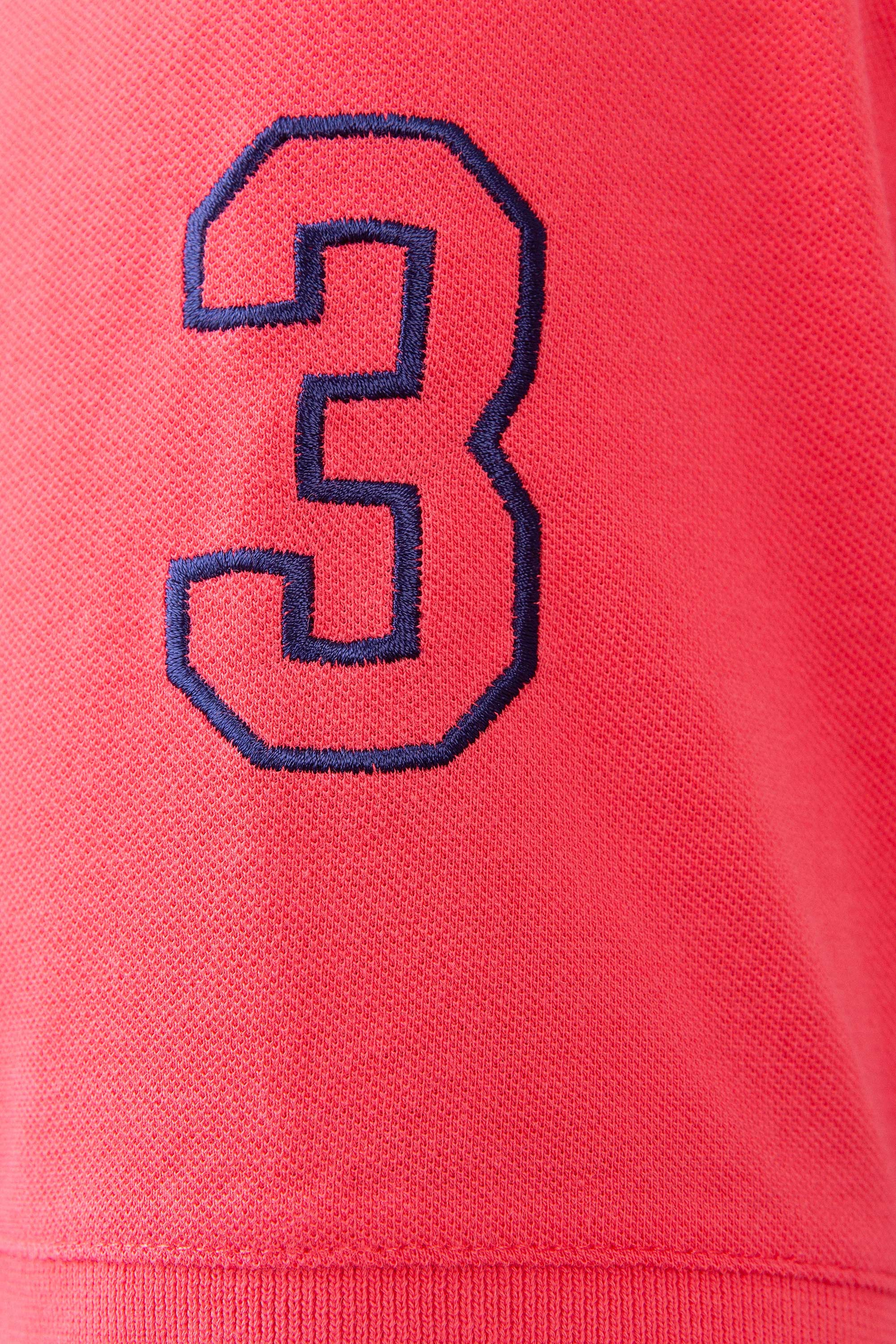Erkek Pembe Polo Yaka T-Shirt - Image 6