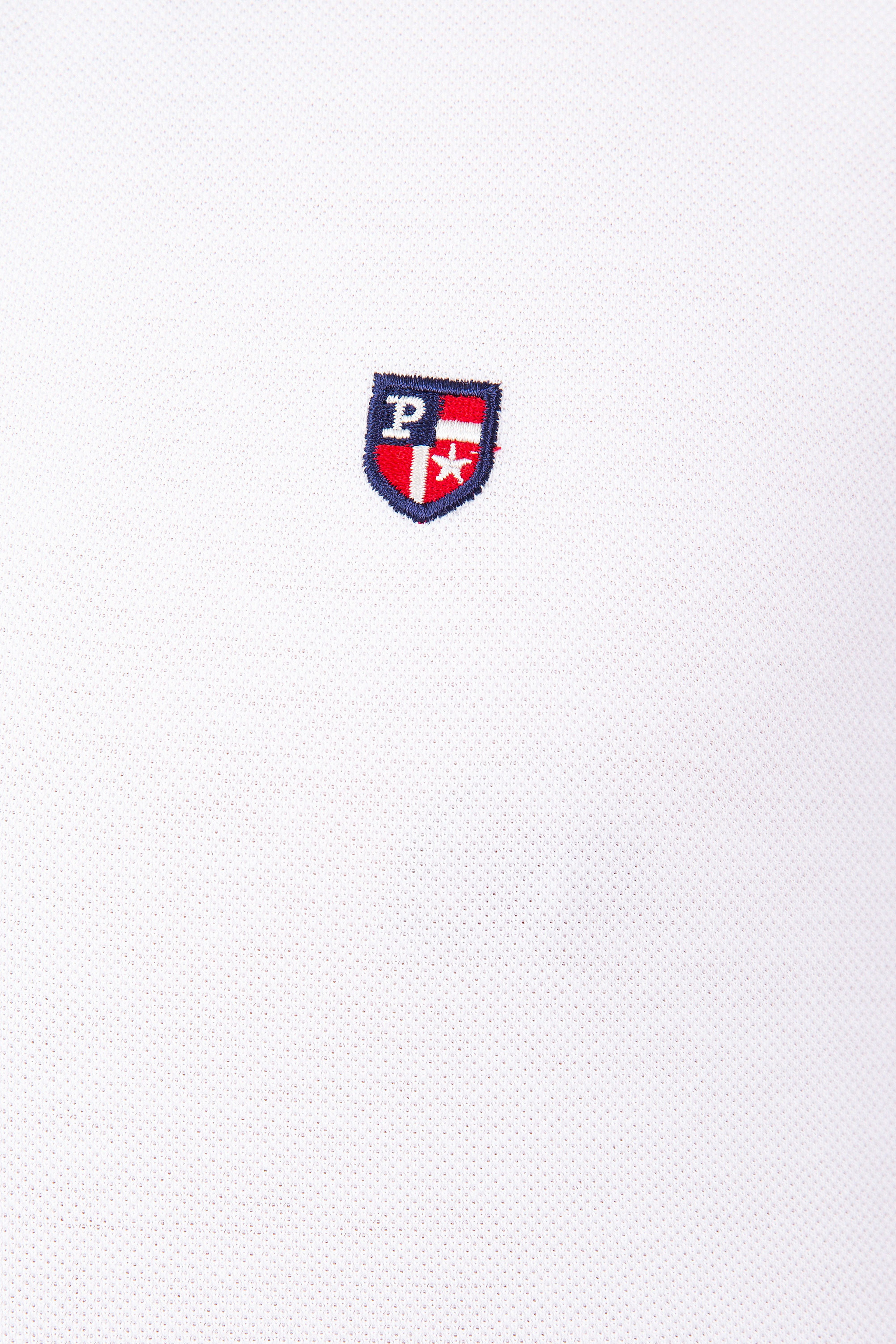 Erkek Beyaz Hakim Yaka T-Shirt - Image 5