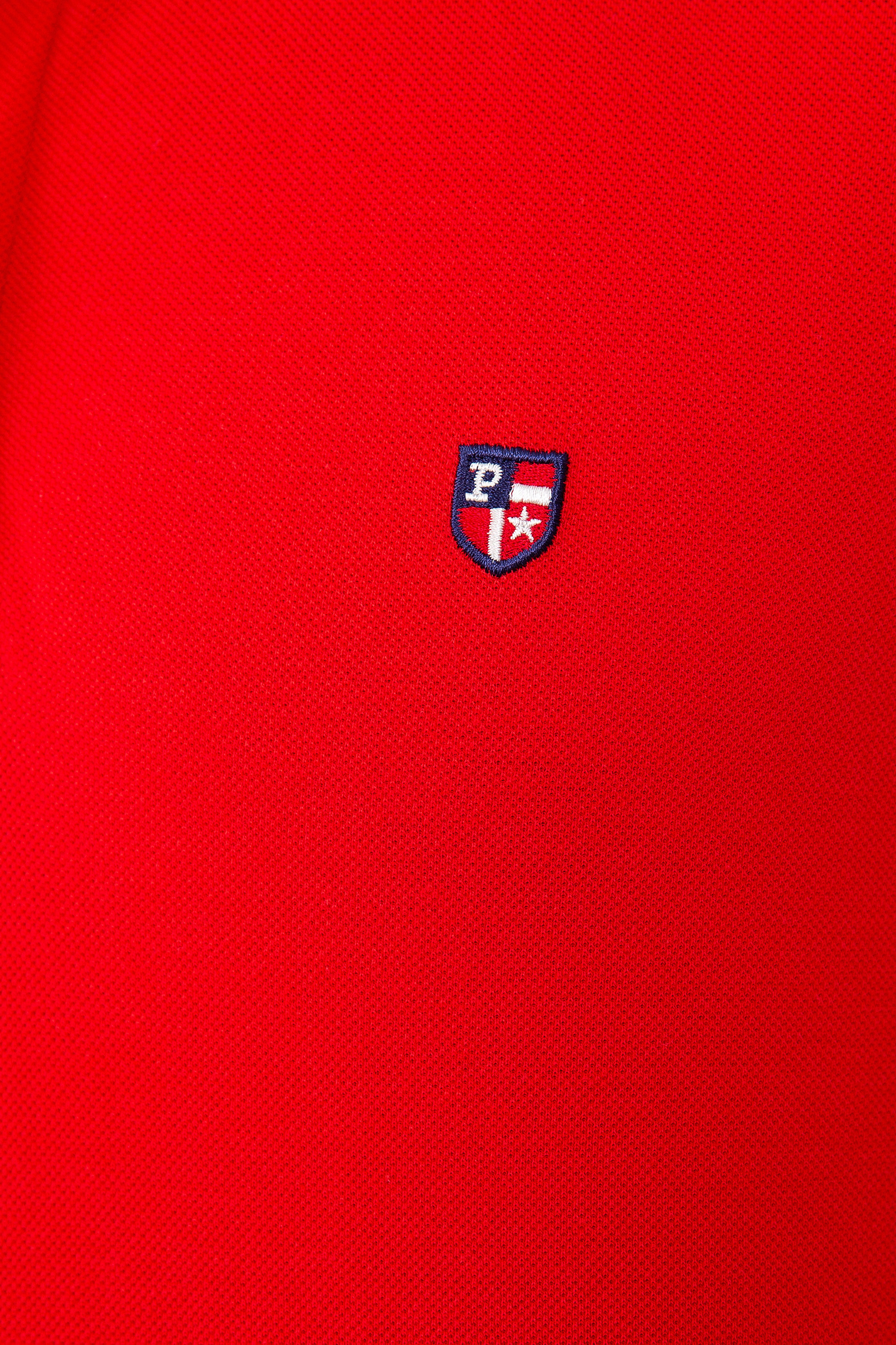 Erkek Kırmızı Hakim Yaka T-Shirt - Image 5