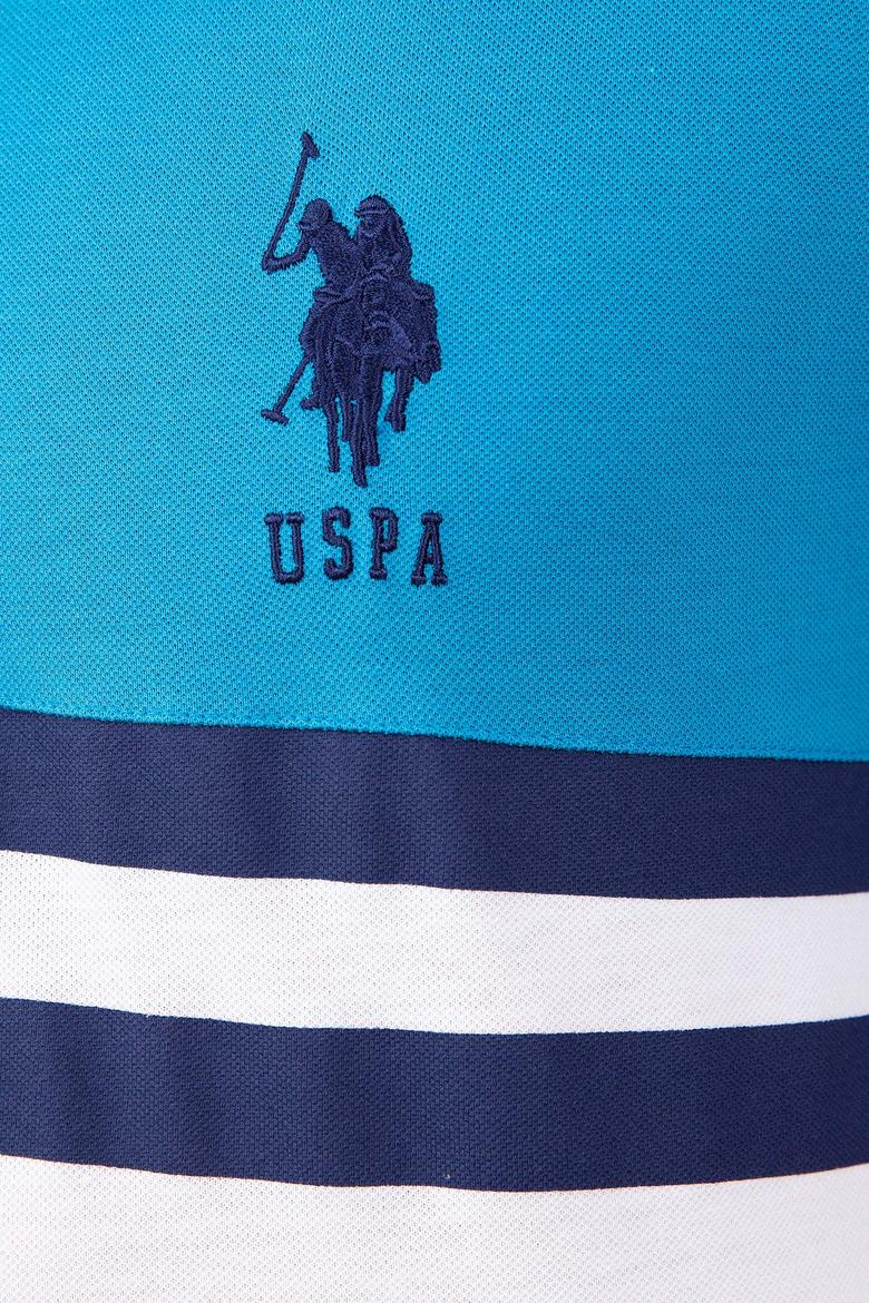 Erkek İndigo Polo Yaka T-Shirt - 50206206022