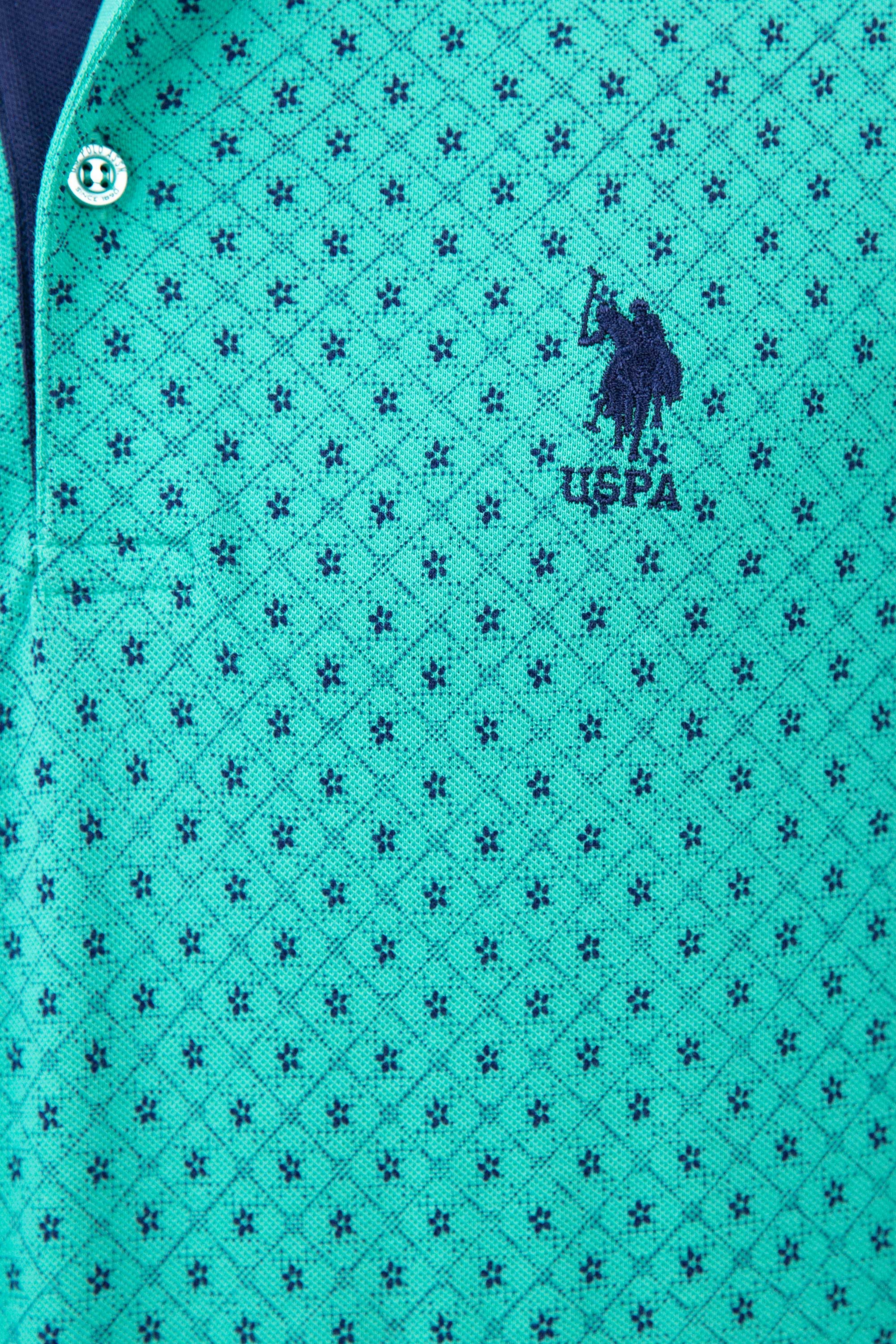Erkek Mint Yeşili Polo Yaka T-Shirt - Image 5