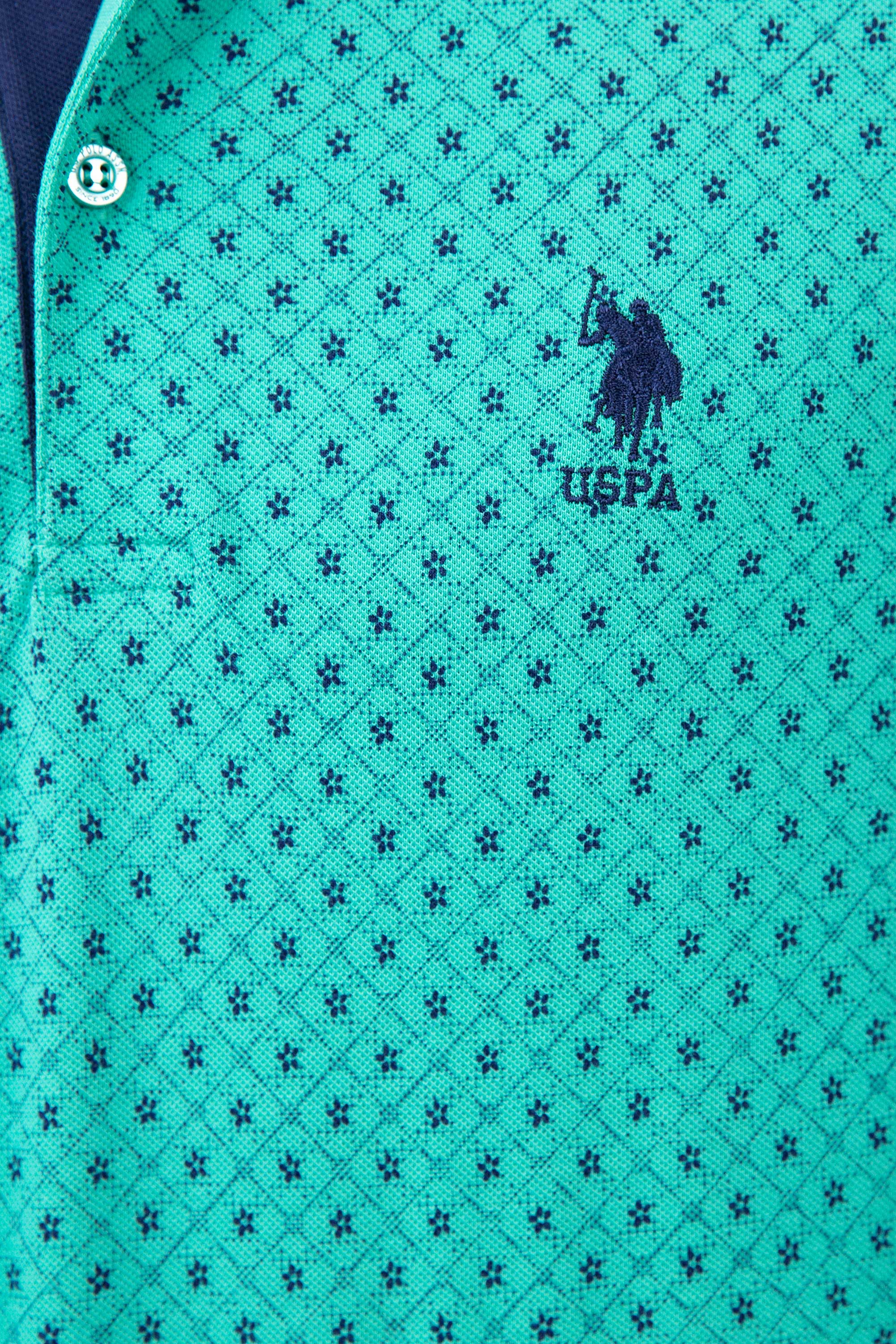 Erkek Mint Yeşili Polo Yaka T-Shirt