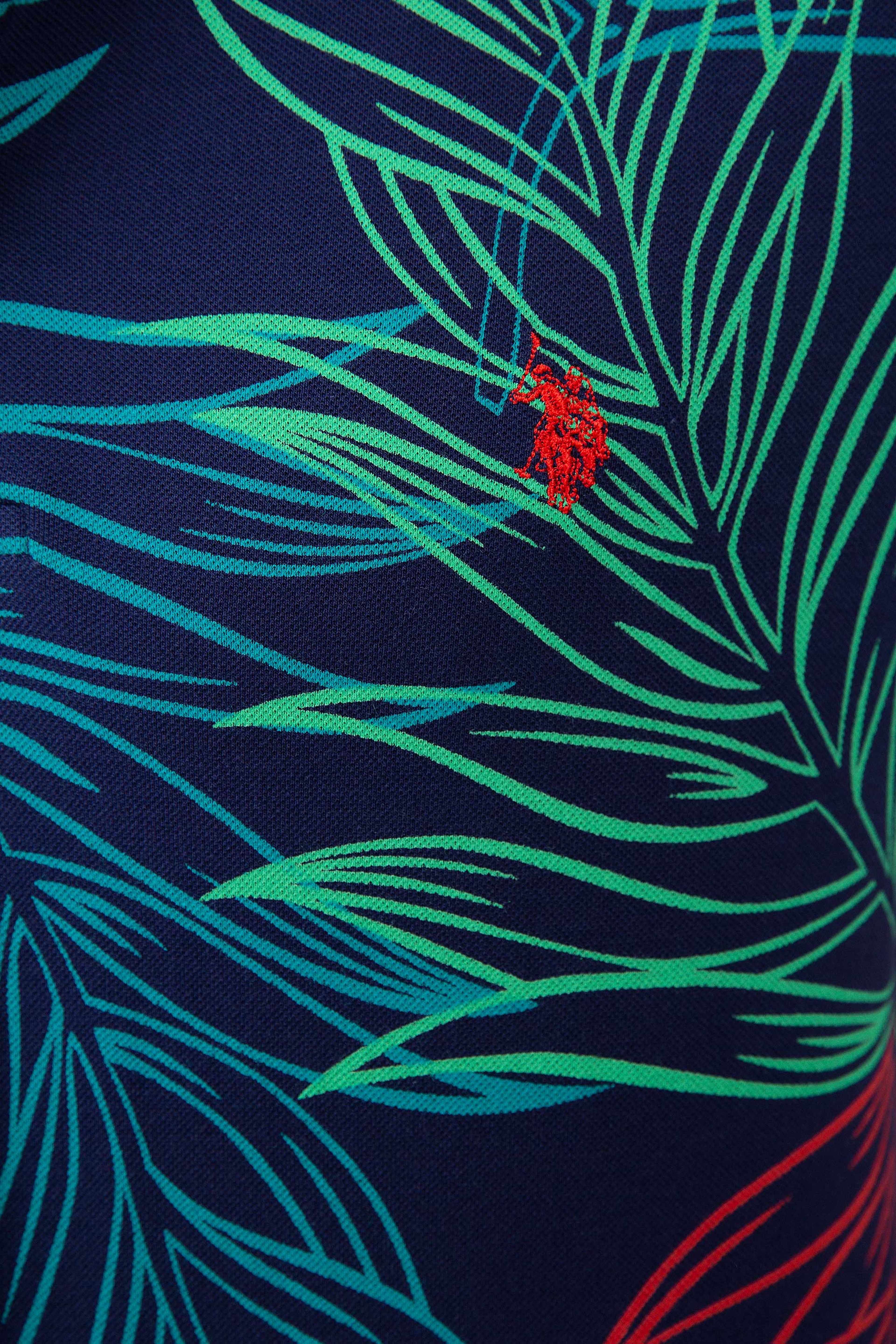 Erkek Lacivert Polo Yaka T-Shirt - Image 5