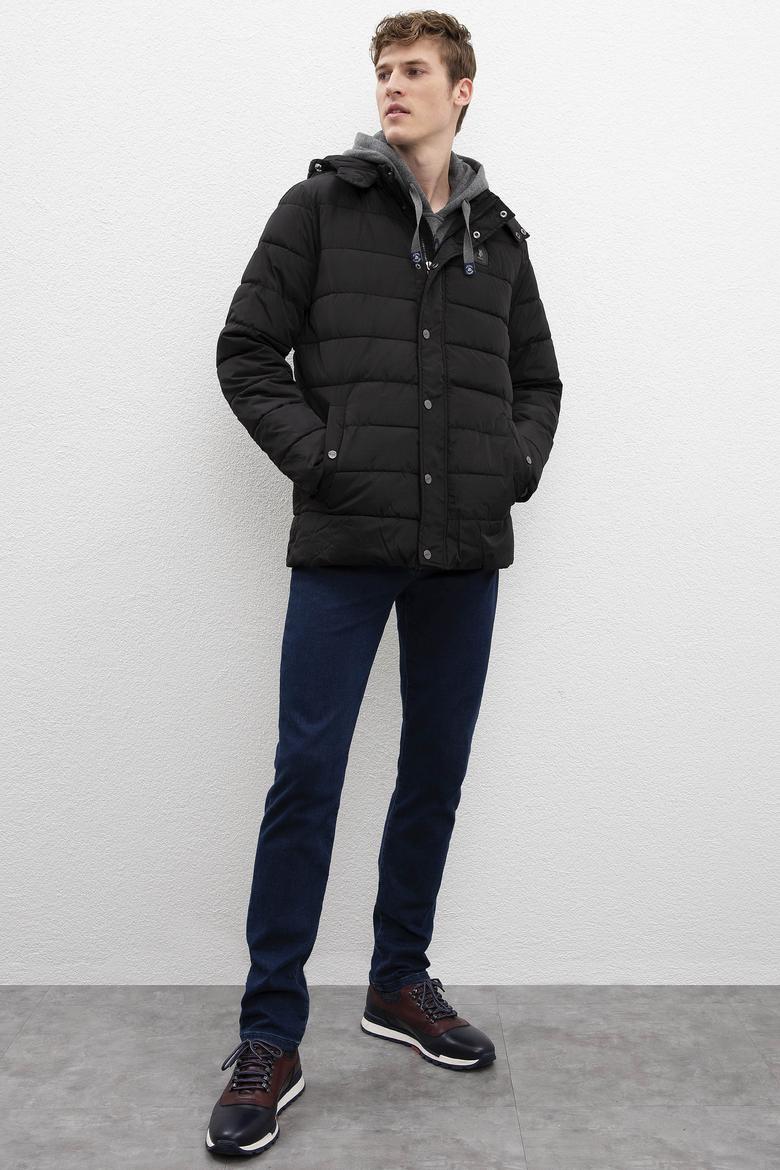 Erkek Siyah Mont - 50206669010