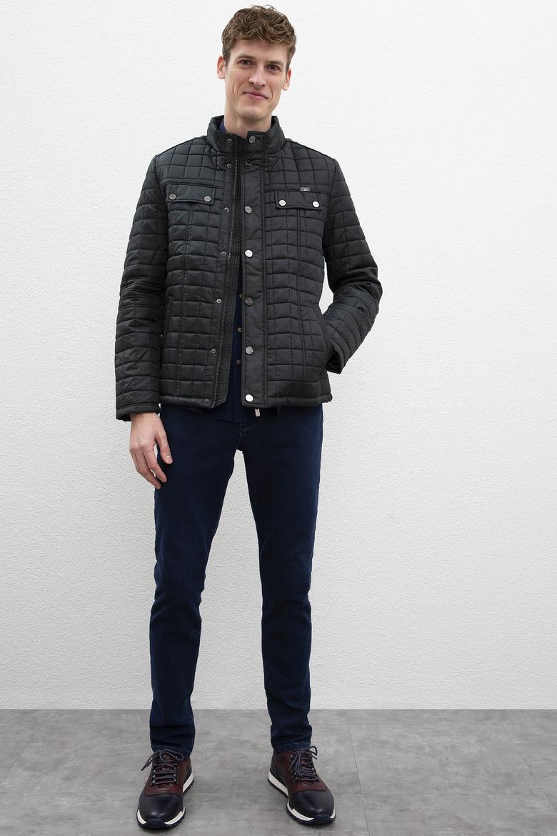 Erkek Koyu Yeşil Mont - 50206687048