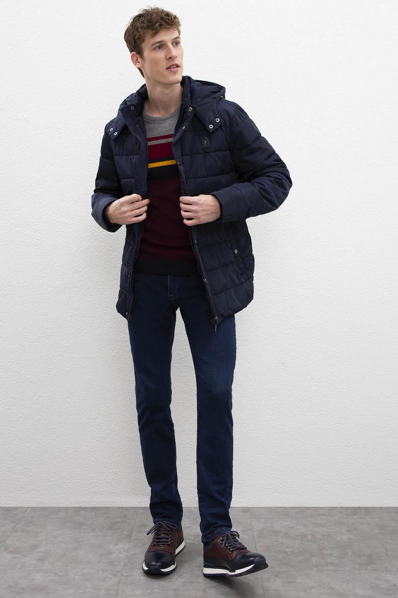 Erkek Lacivert Mont - 50206669002