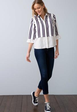 Kadın Mavi Denim Pantolon - 50202849007