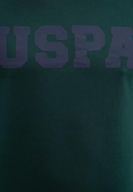 Erkek Koyu Yeşil Bisiklet Yaka Sweatshirt Basic - 50207332039