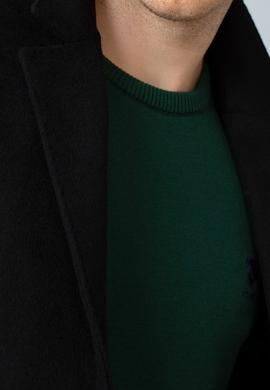 Erkek Siyah Uzun Slim Kaban - 50196089025