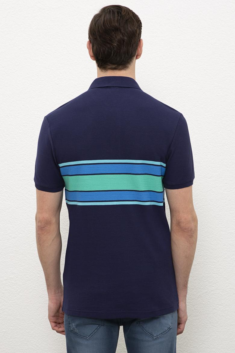 Erkek Lacivert Polo Yaka T-Shirt - 50218858008