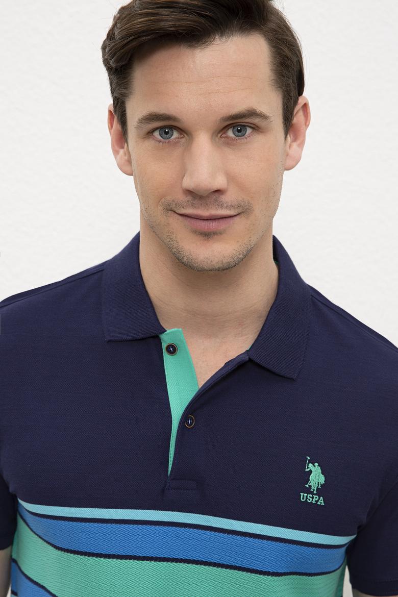 Erkek Lacivert Polo Yaka T-Shirt - 50218858008