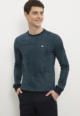 Erkek Petrol Sweatshirt - 50225408027