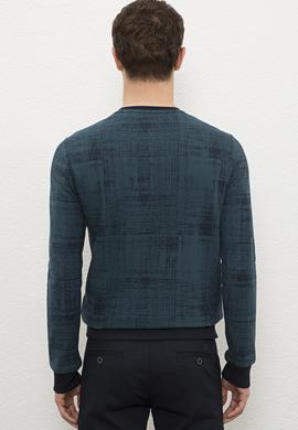 Erkek Petrol Sweatshirt - 50225408027