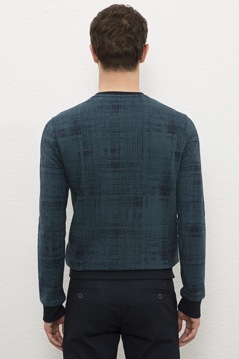 Erkek Petrol Sweatshirt - 50225408027