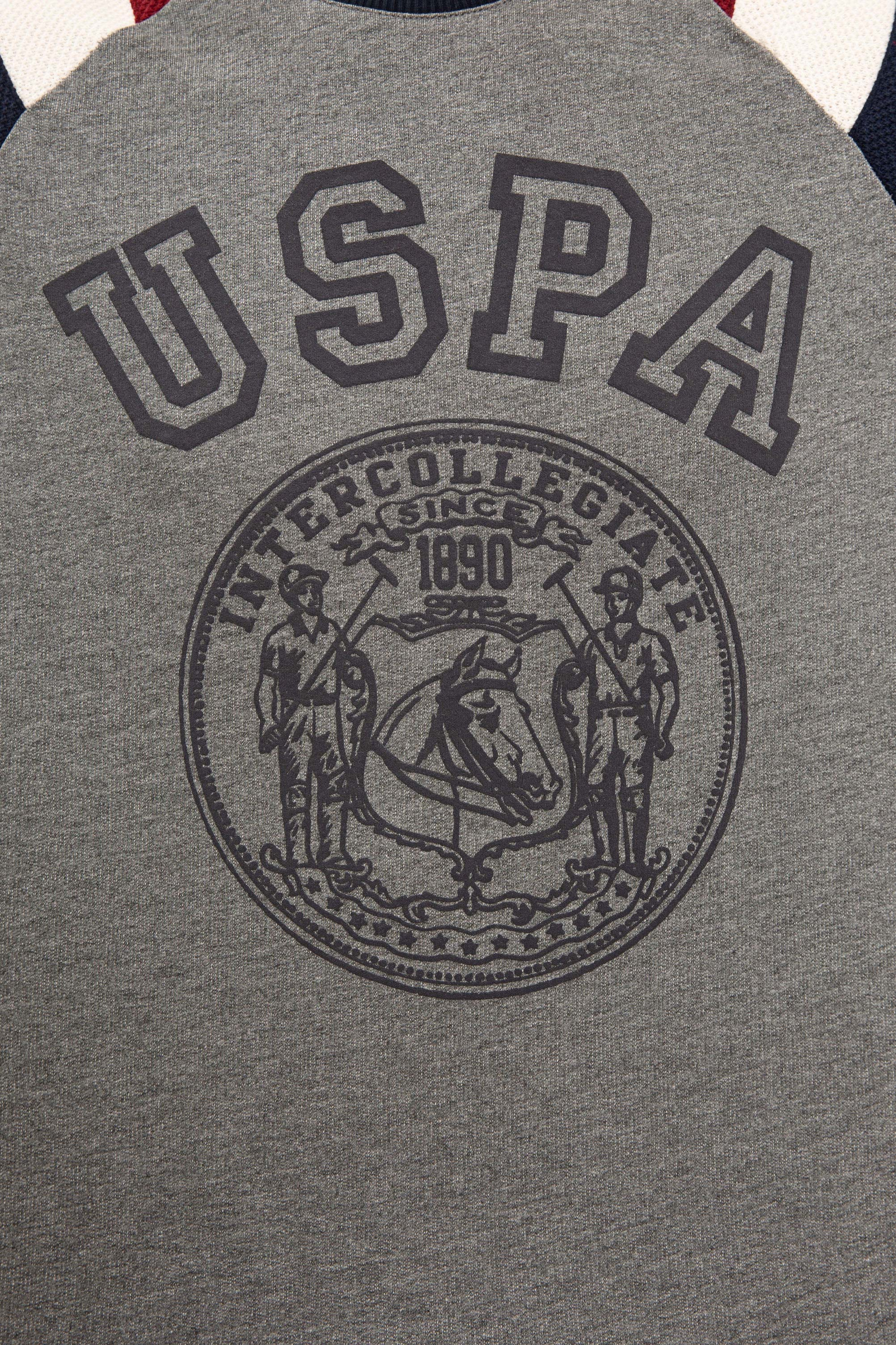 Erkek Antrasit Melanj Sweatshirt - Image 5