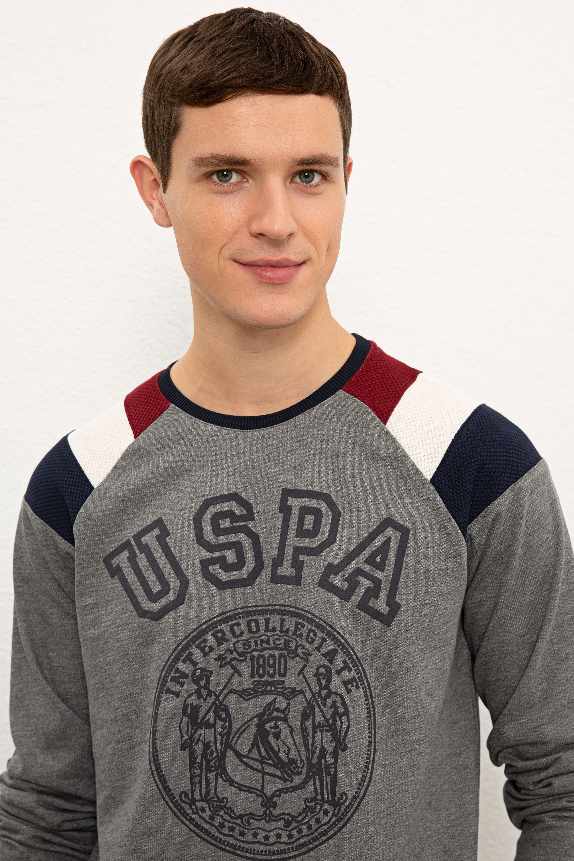 Erkek Antrasit Melanj Sweatshirt