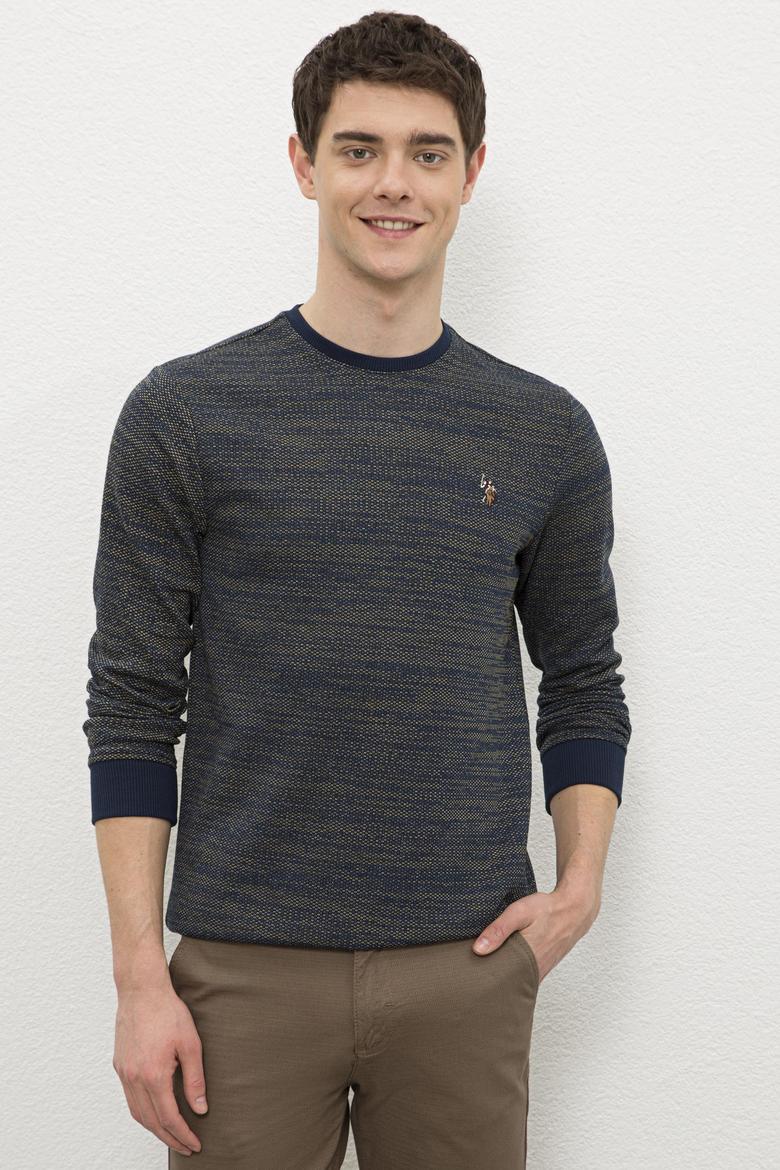 Erkek Lacivert Sweatshirt