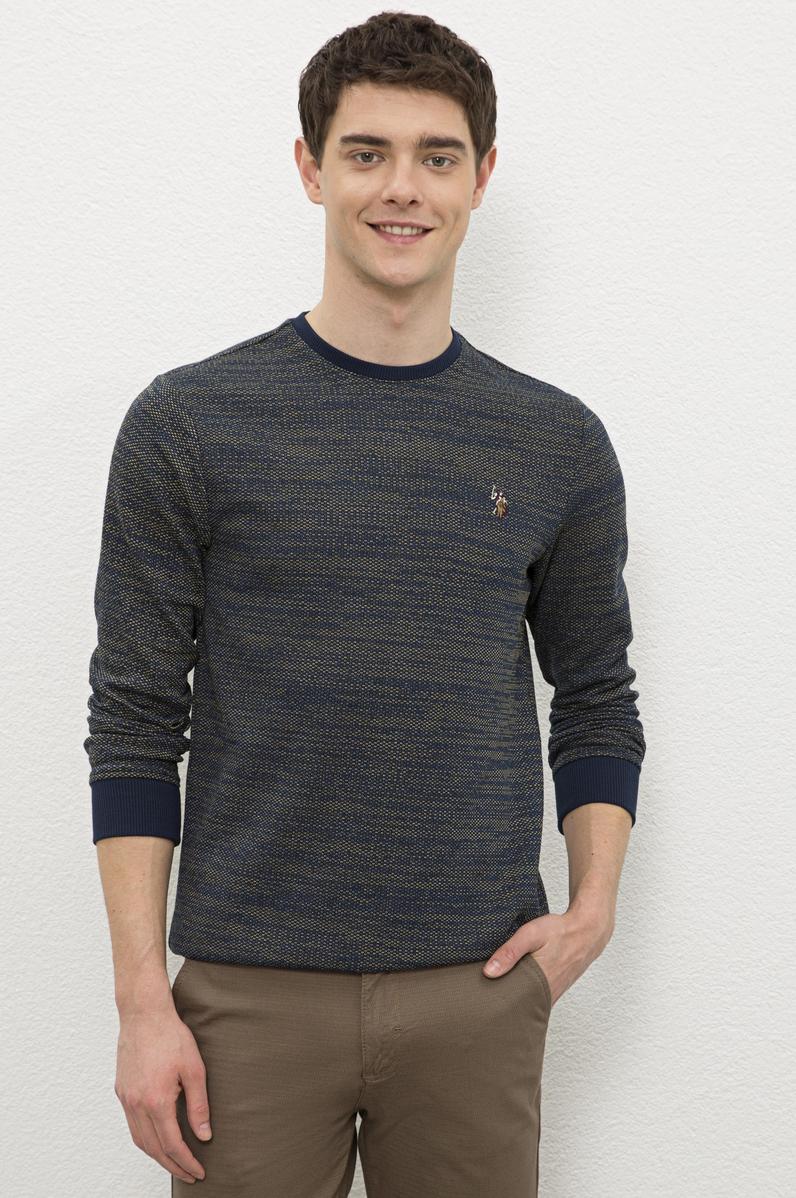 Erkek Lacivert Sweatshirt