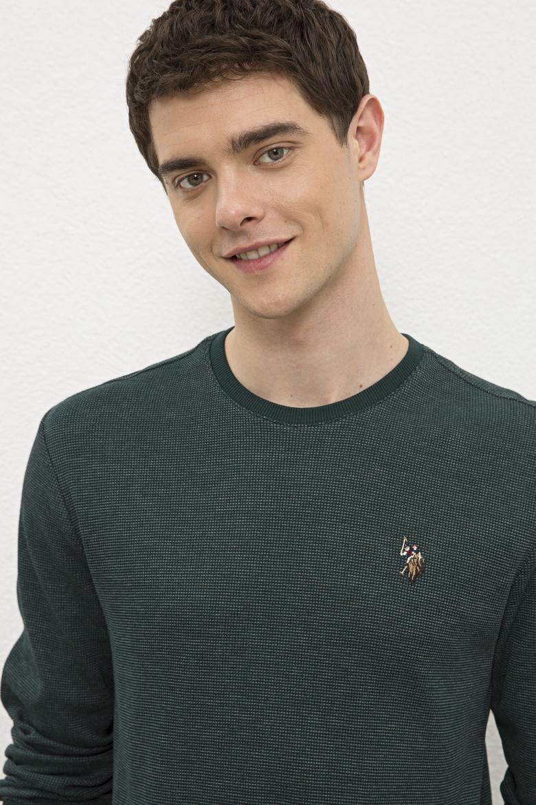 Erkek Koyu Yeşil Sweatshirt - 50225448014