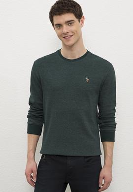 Erkek Koyu Yeşil Sweatshirt - 50225448014