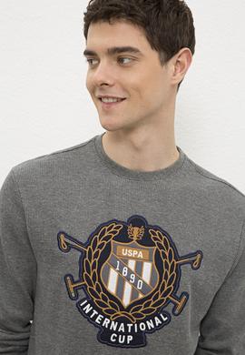 Erkek Antrasit Melanj Sweatshirt - 50225450026