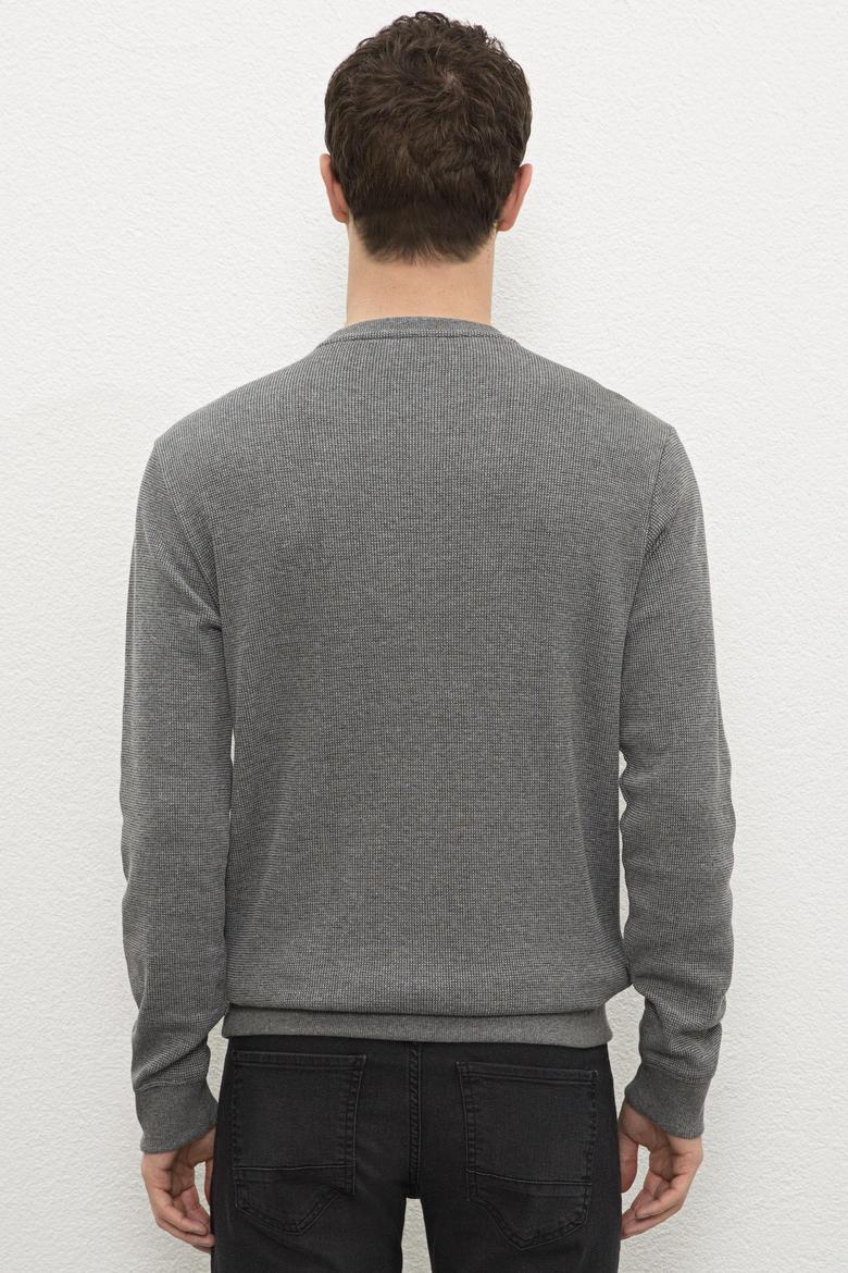 Erkek Antrasit Melanj Sweatshirt - 50225450026