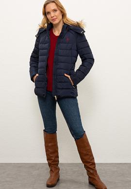 Kadın Lacivert Mont - 50224626001